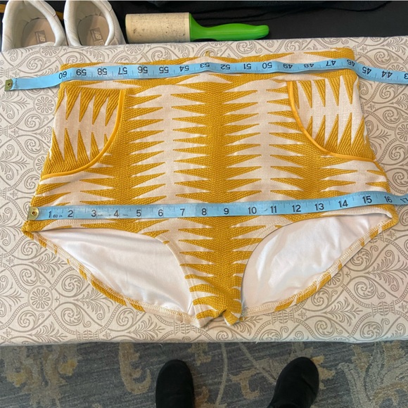 New Seea Georgia Bottoms Palomar Rashguard Top Areia Geometric Swimwear Bikini L - Picture 6 of 14